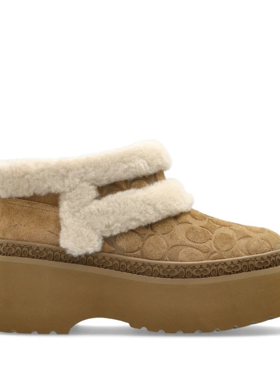 Coach Shoes - Coach Christina platform boots in brown